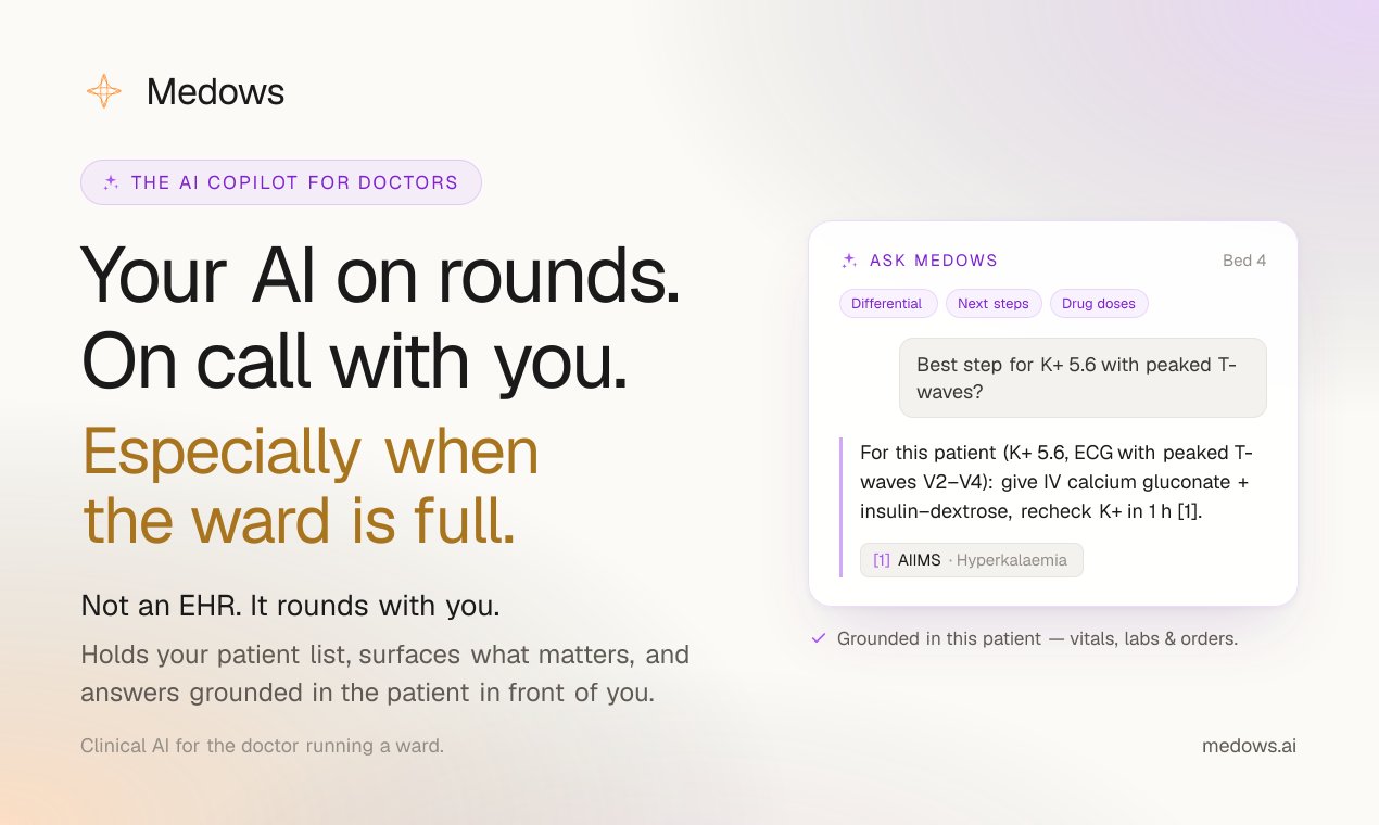 Medows is launching on Product Hunt